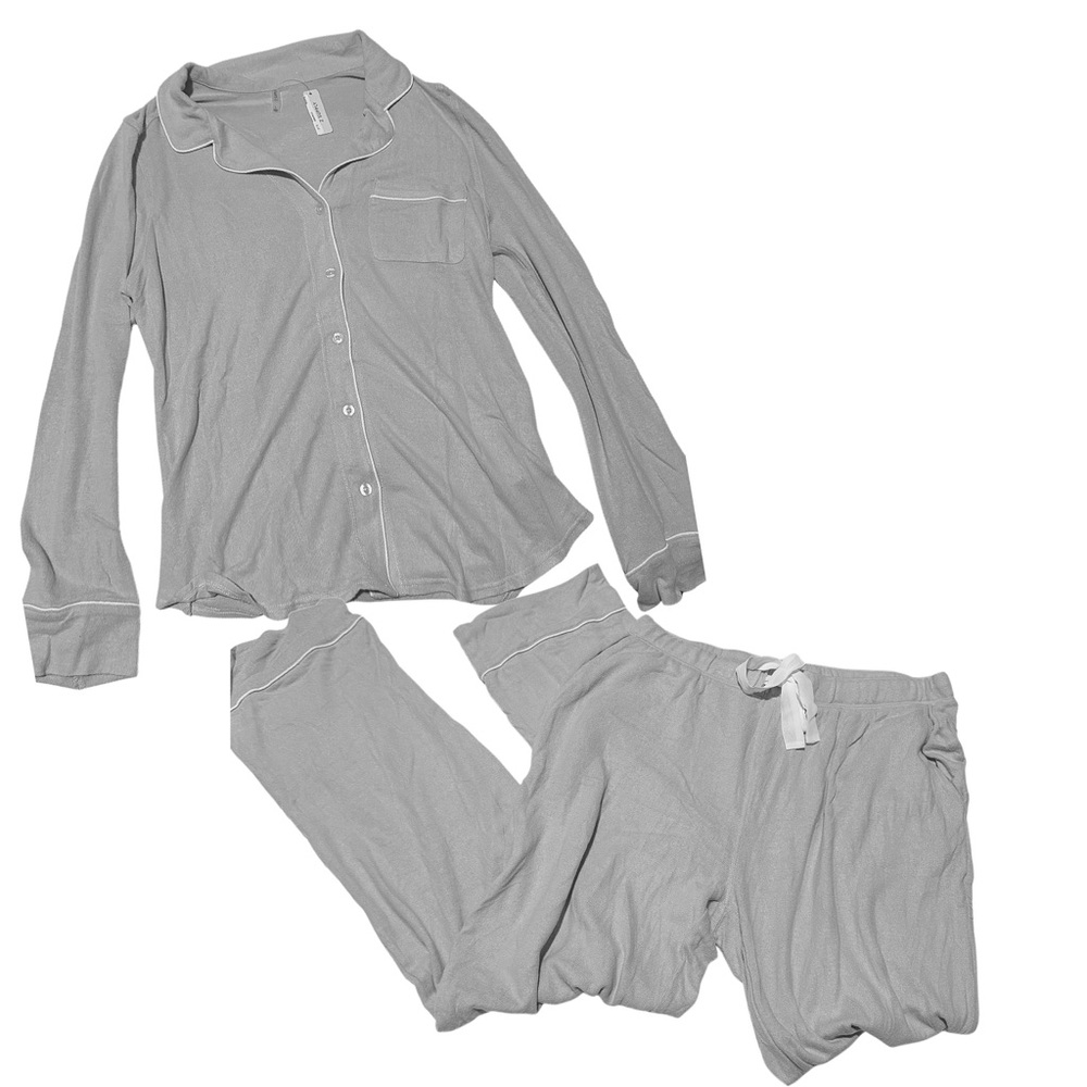 NWT | Z Supply | Menswear Style Pajama Set | Heather Grey | Size L | Retail$148 - Picture 4 of 4